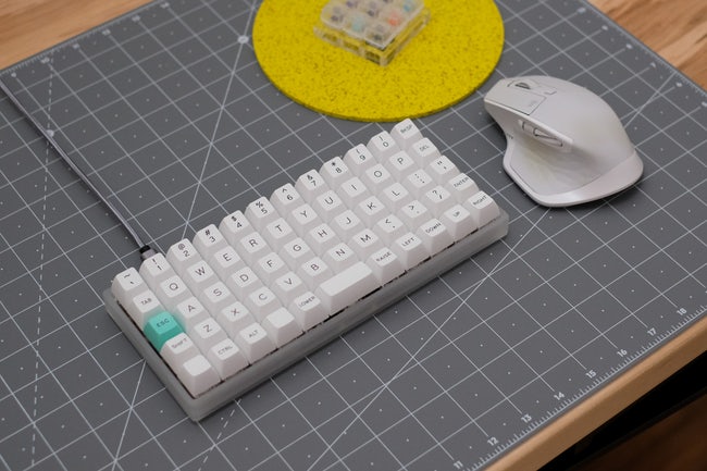 SA Snow Cap Keyset ortho keyboard