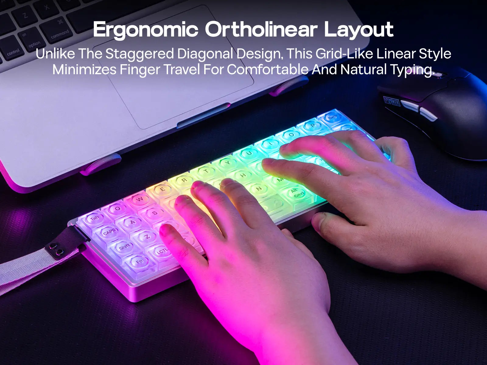 Epomaker LUMA40 side profile