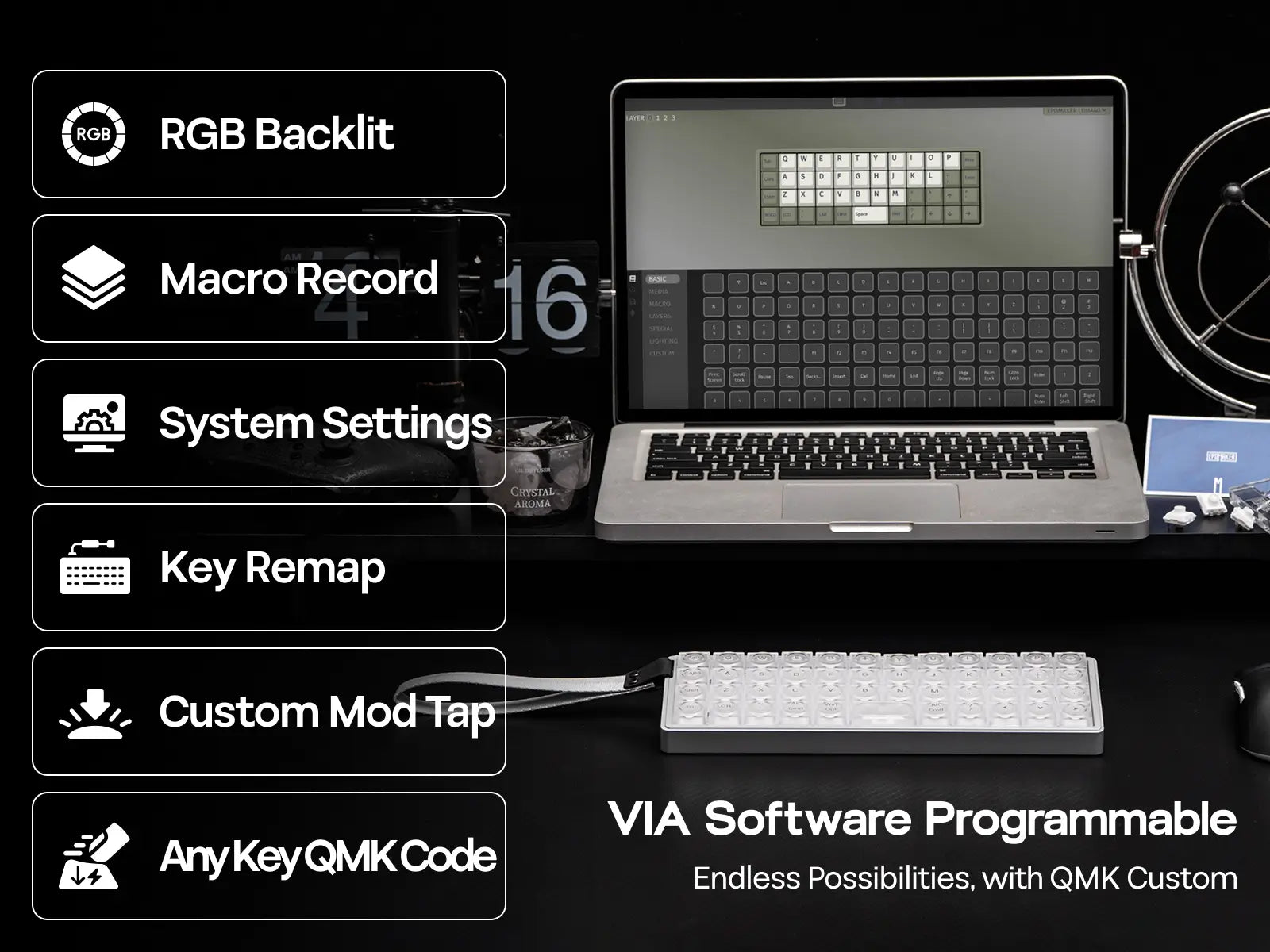 Epomaker LUMA40 VIA firmware configuration