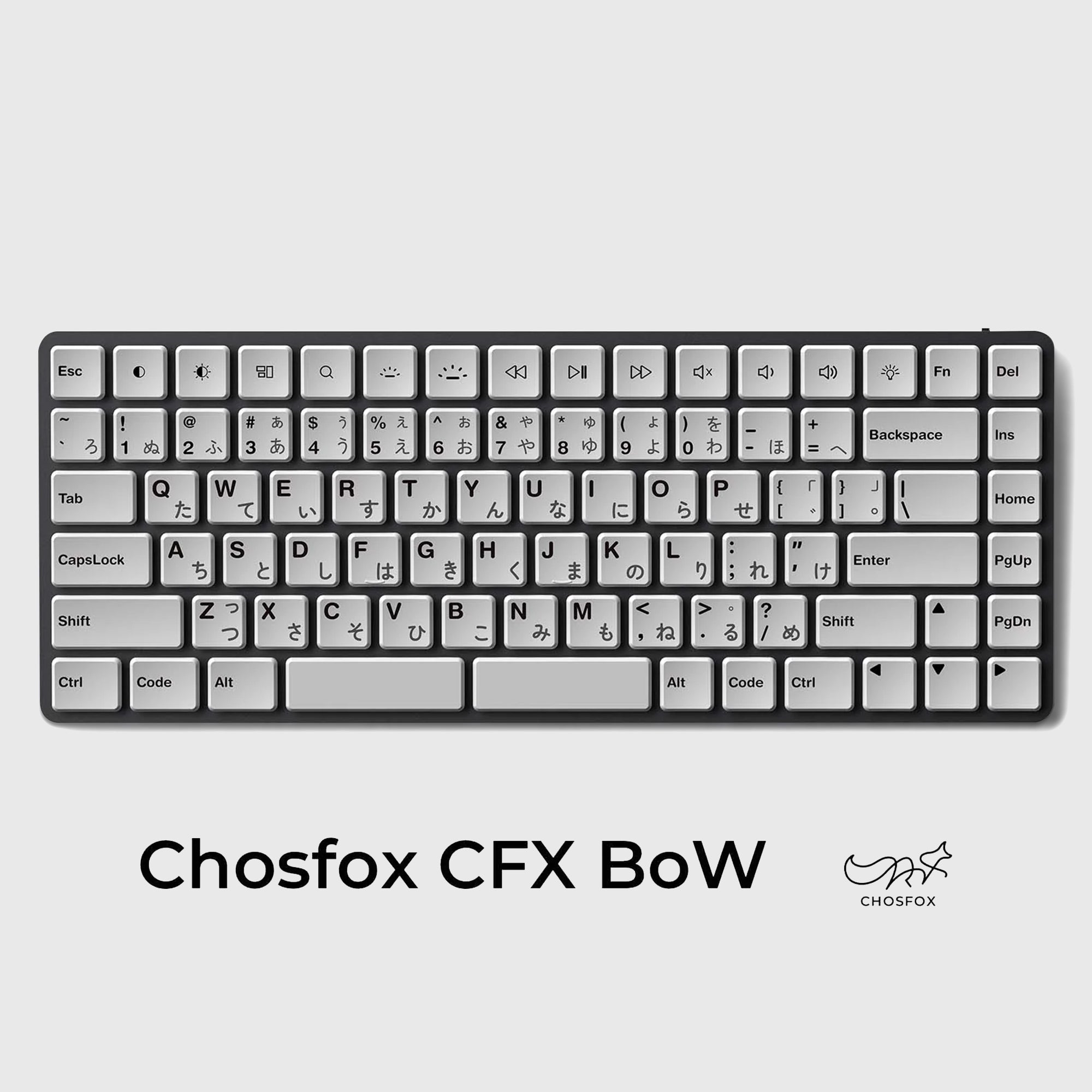 Chosfox CFX BoW low-profile keycaps