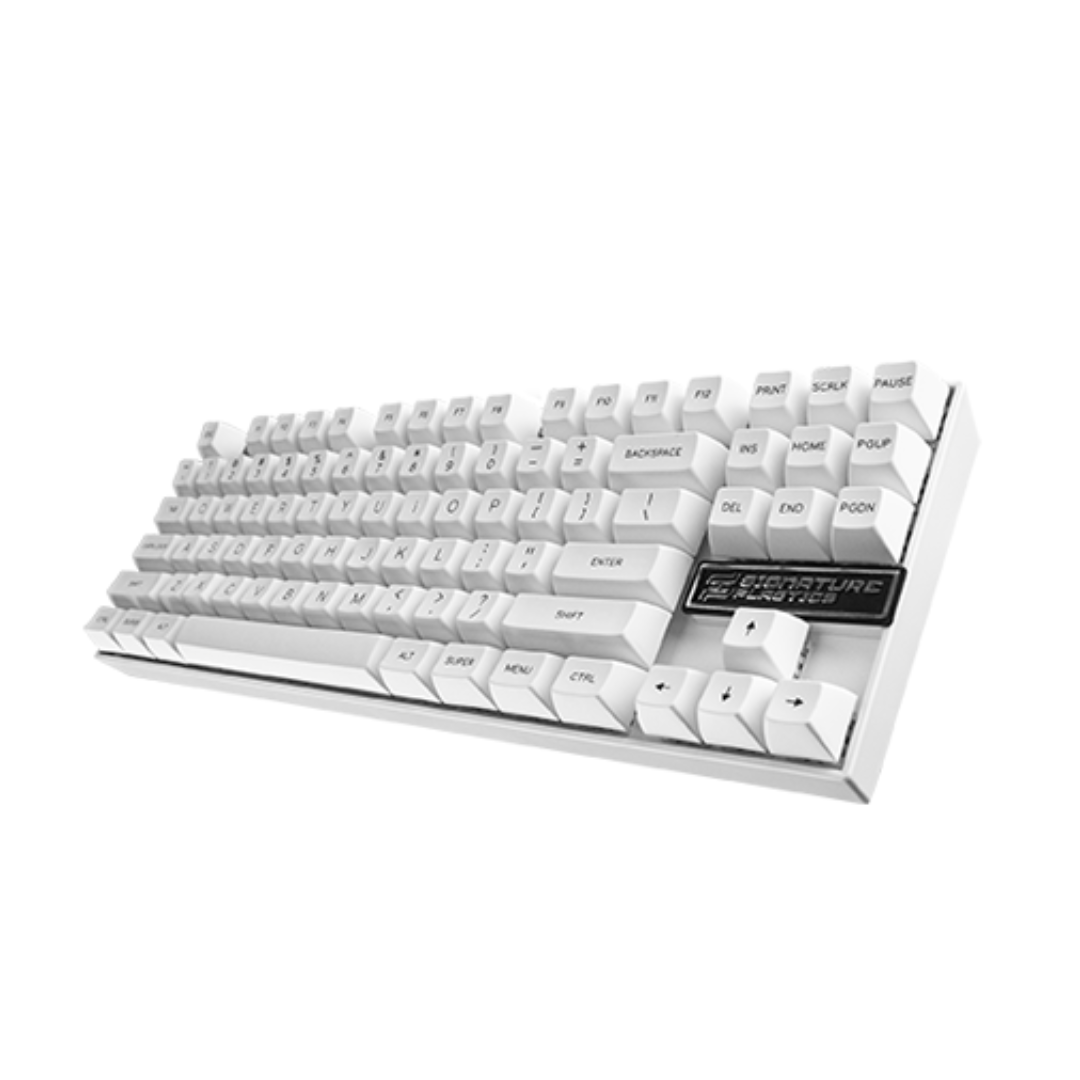 Signature Plastics SA-P Snow Cap keycap set in white