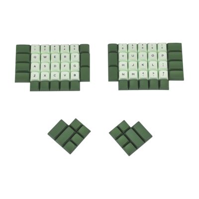 YMDK Matcha Split Keycaps