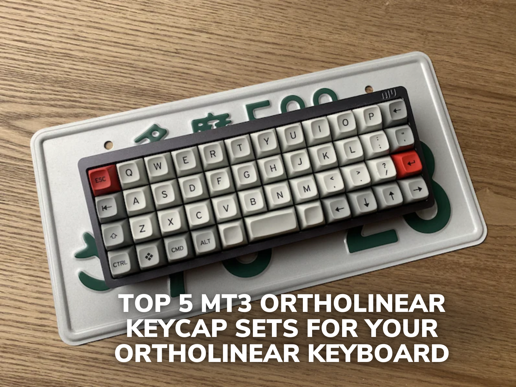 Top 5 MT3 Ortholinear Keycap Sets for Your Ortholinear Keyboard